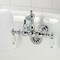 Kingston Brass CA1004T1 3-3/8" Tub Wall Mount Clawfoot Tub Faucet, Polished Chrome CA1004T1 - alternate 4